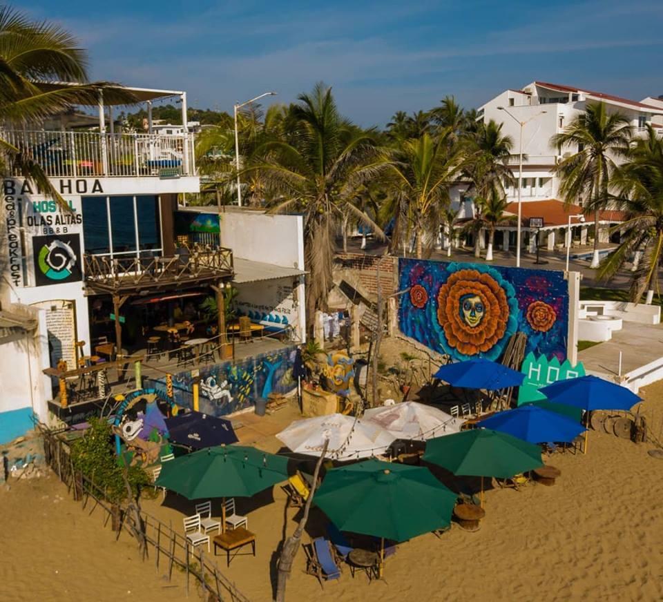 Hostal Olas Altas Manzanillo Ngoại thất bức ảnh